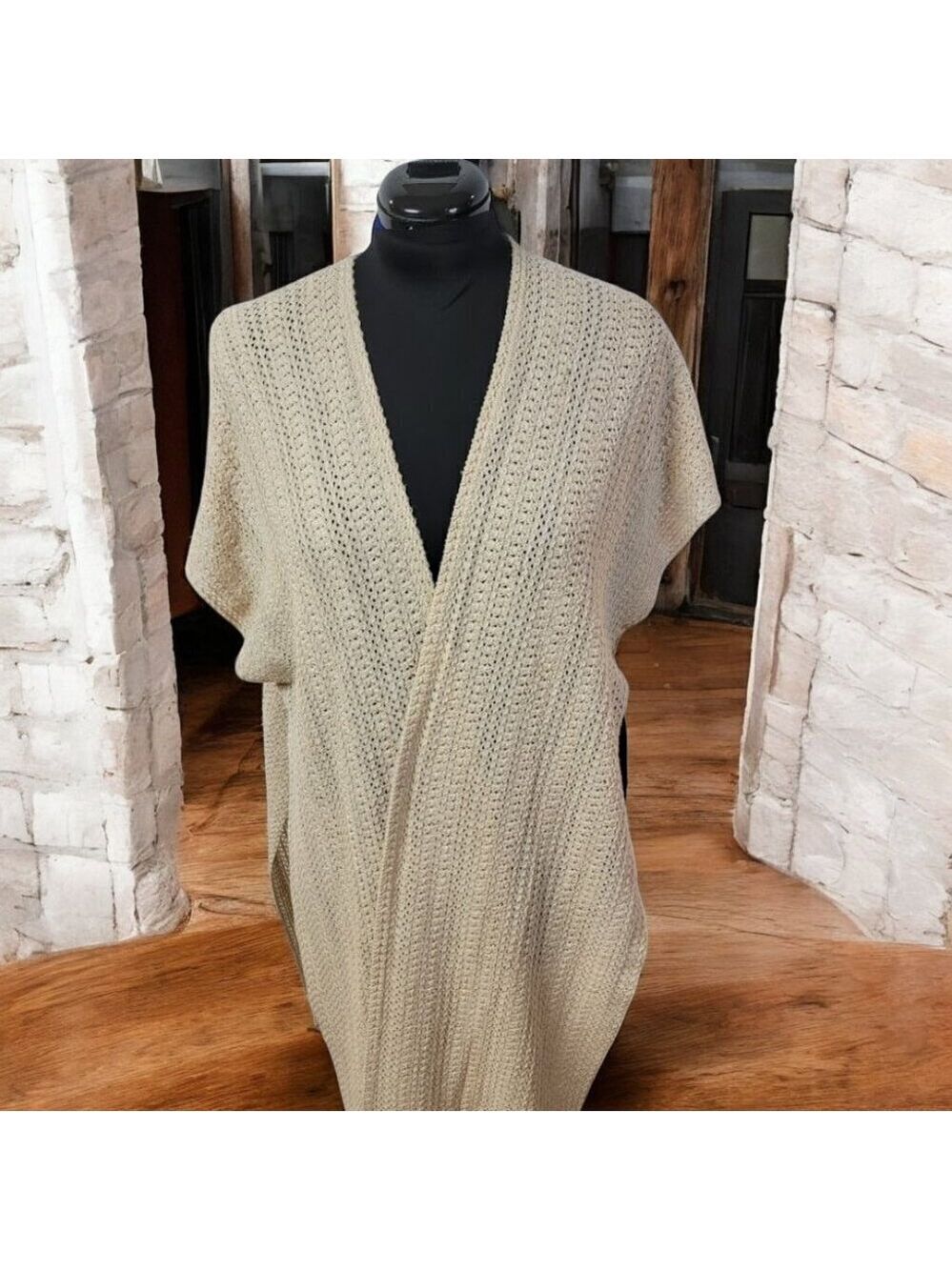 Steve Madden Open Weave Tacked Vest - Layered Looks Made Easy